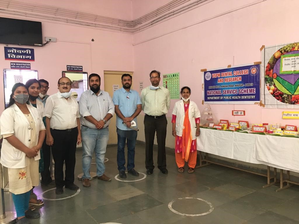 Organizing team of Exhibition on balanced diet and nutrition