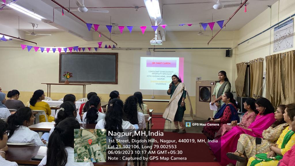 Lecture on Menstrual Hygiene and Newer Products
