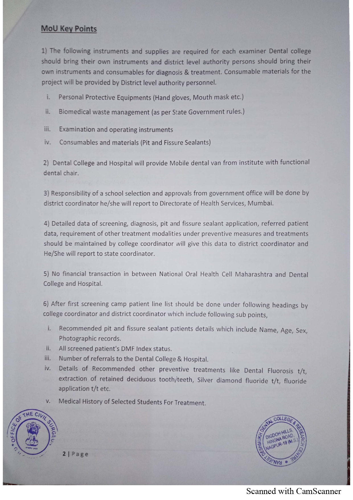 Ranjit Deshmukh Dental College & Research Centre, Nagpur MoU 2024-25 (1)_page-0002