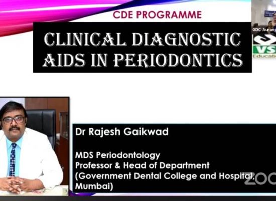 Guest speaker Dr Rajesh Gaikwad conducted lecture on Clinical diagnostic aids in periodontics